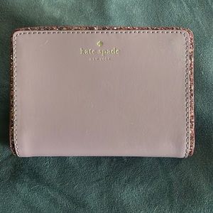 Kate spade pink sparkly wallet